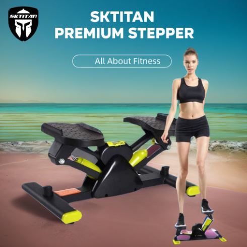 SKTITAN 2023 Upgraded Premium Mini Stepper Machine Home Gym Exercise