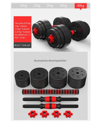 SKTITAN 2 in 1 Adjustable dumbbell /barbell set [20kg,30kg,40kg] NEW MODEL