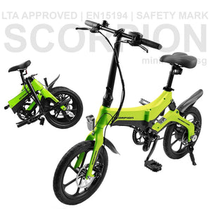 Scorpion Electric Bike | EN15194 | Safety Mark
