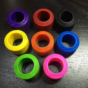 Propalm Rubber Grip Ring Mix and Match for Handlebar Rainbow Silicone