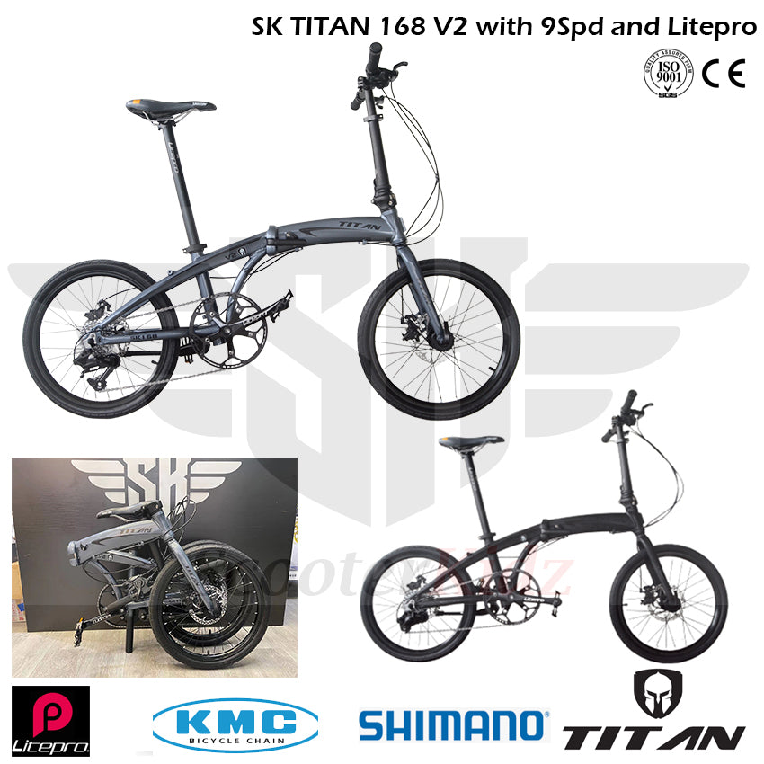 SK TITAN V3 with 9 Speed LITEPRO Version  [Assembled in TAIWAN] 11.3 kg