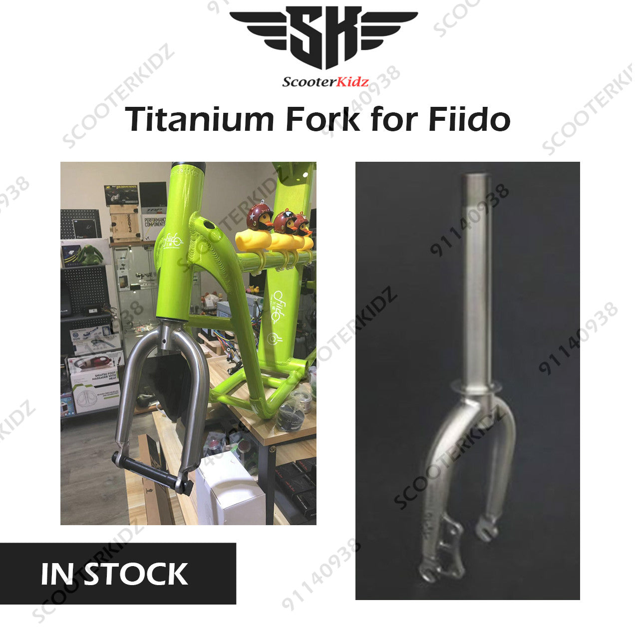 Titanium Fork for Fiido