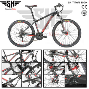 SK TITAN 3000 Aluminum Alloy Mountain Bike 27.5inch 21 Speed Shimano Gear