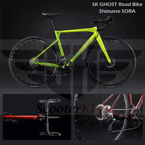 SK GHOST Road Bike with Shimano SORA 18 Speed - Disc Brake