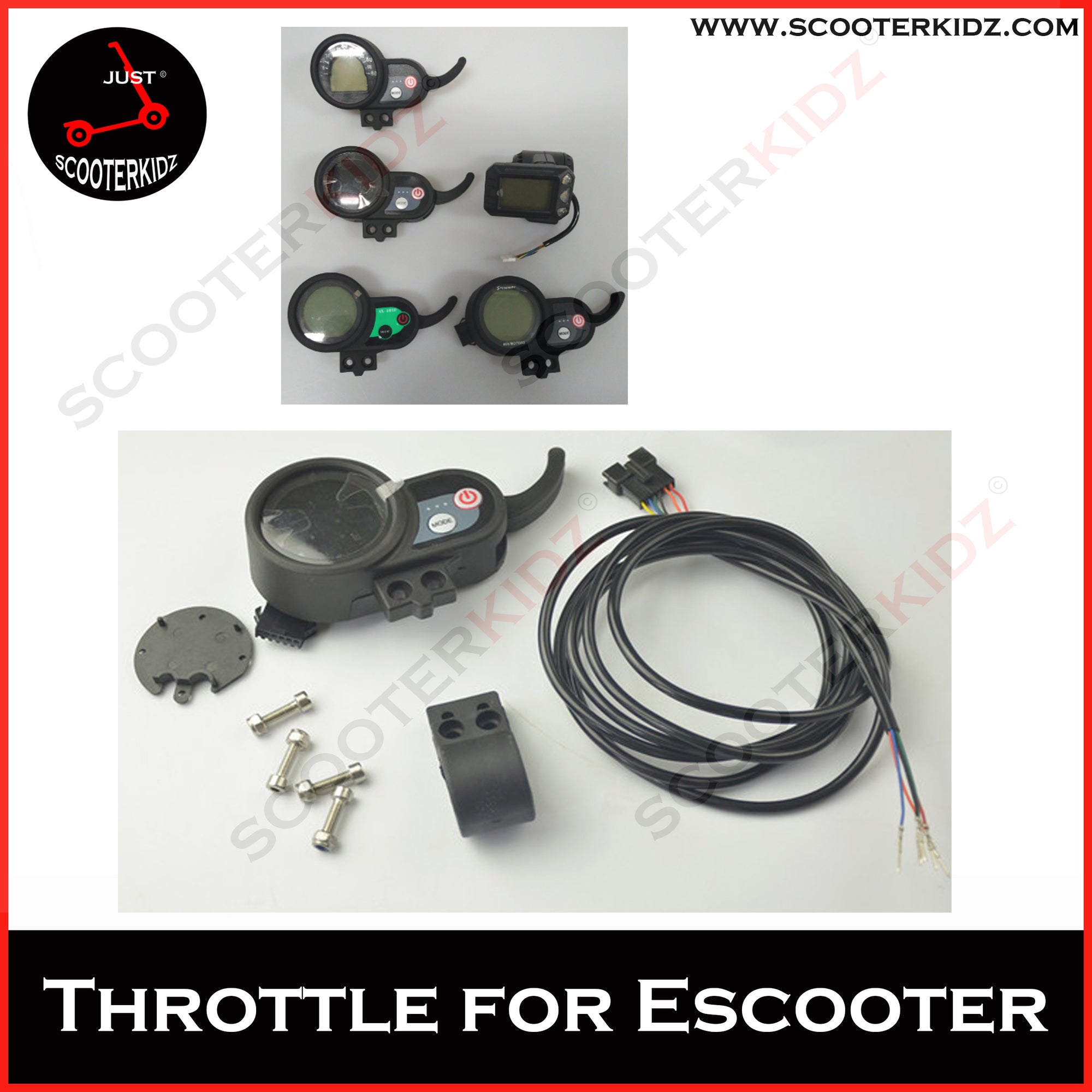 Throttle for All Electric Scooter