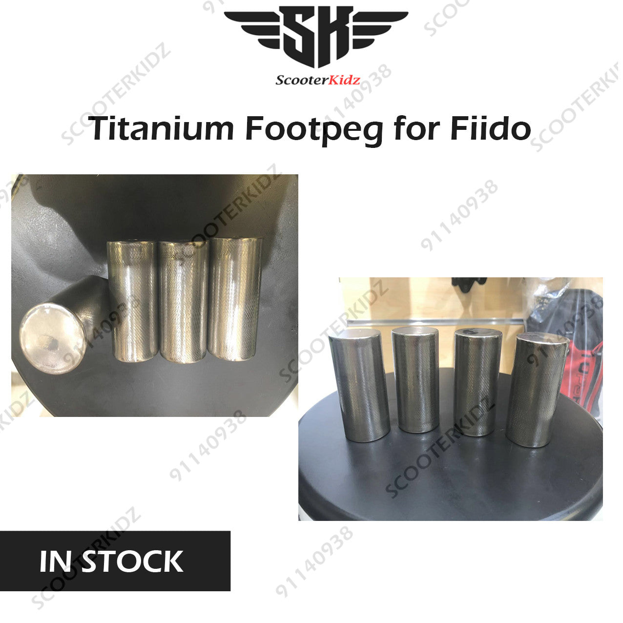 Titanium Footpeg for Fiido/AM