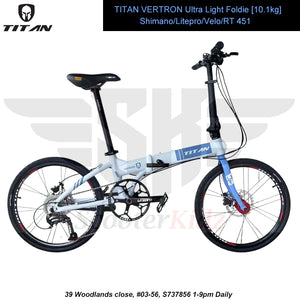 SK TITAN VERTRON WITH 9 Speed Shimano /Litepro Hollowtech / Hydraulic Brake