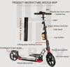 DeeMax 230 Kick Scooter 2017 version with Hand brake (Design in Korea)