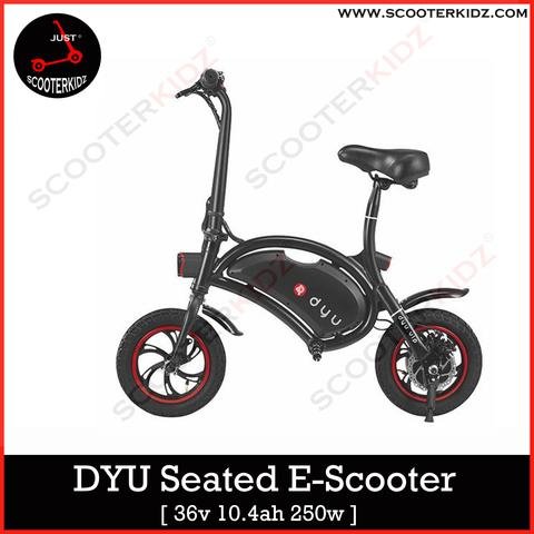 DYU Seated Electric Scooter (Designed by ex-Huawei engineer) F-wheel