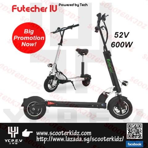 Maxspeed IV 13ah 52v 600w LTA Compliant Scooter